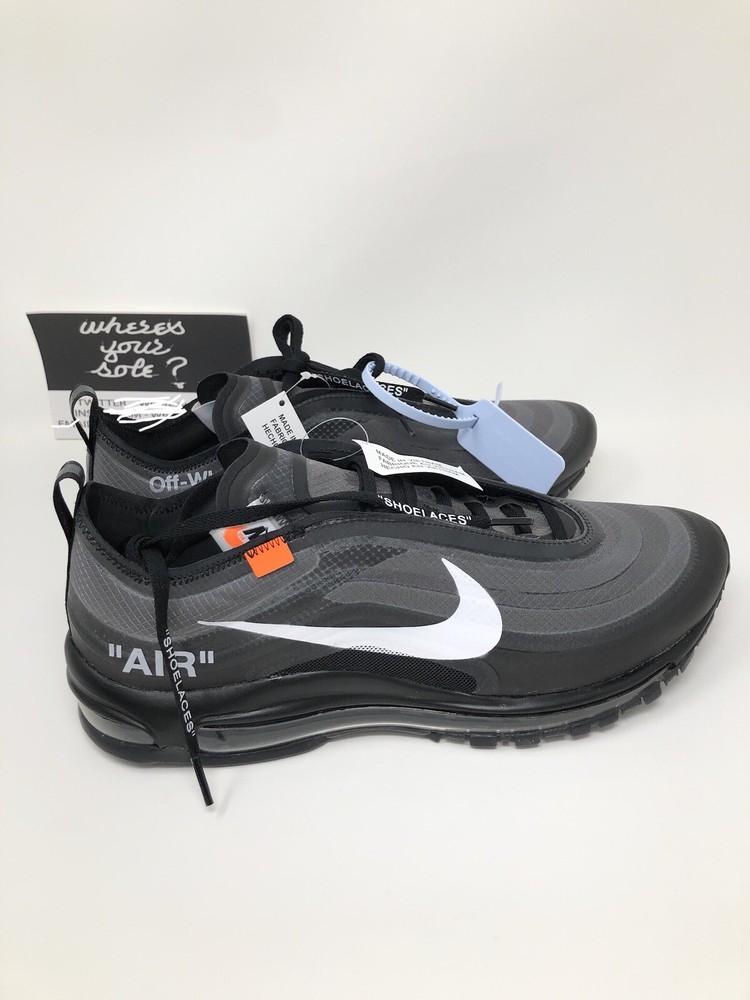 Nike Off-White Air Max 97 Black in Size 10.5