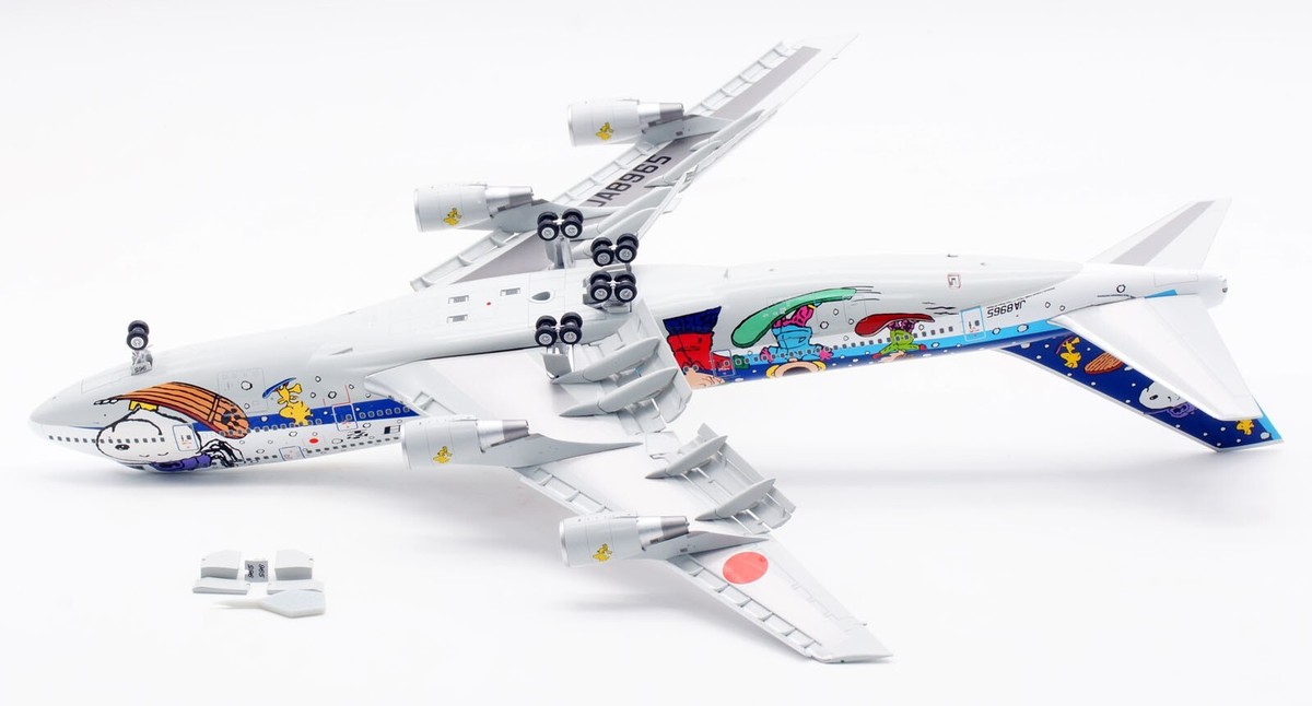 正規品直輸入】 747-400D ANA wings SQ 撃ち込み 1/200 JA8965