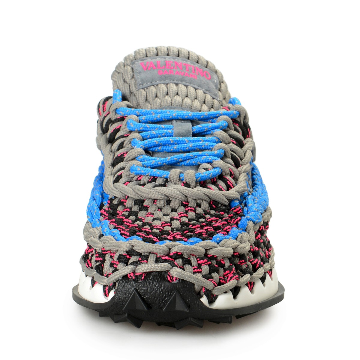 Valentino Garavani Men's Multi-Color CROCHET Low Top Valentino Garavani Men's Multi-Color CROCHET Low Top