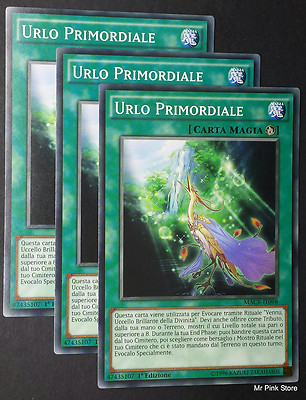 Set 3X URLO PRIMORDIALE MACR-IT098 Common Magic auf Italienisch YUGIOH
