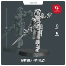 Artel W Monster Huntress 28mm Miniature