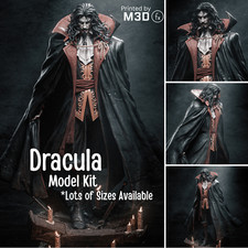 DRACULA - 3D model kit figure (1:6, 1:9, 1:12, 1:18, 1:24) Fan Art - (CA3D)