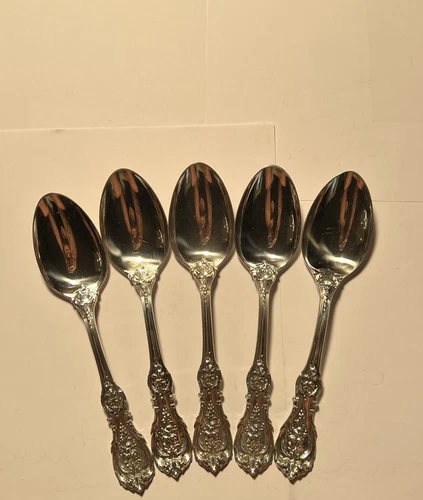 (5) Serving Spoons, Francis I By Reed And Barton (Eagle -R- Lion) - LM55