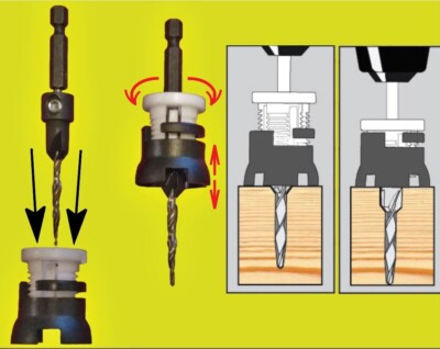 COUNTERSINK Buddy Adjustable  Depth Stop for Countersink drill bit