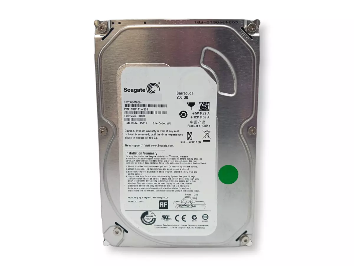 Seagate st250dm000 best sale