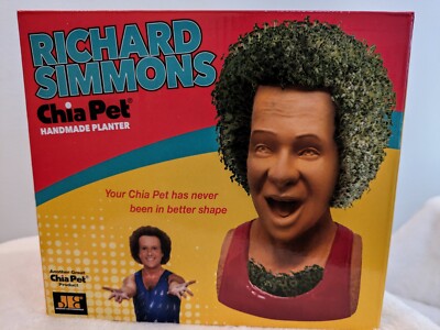 2022 Richard Simmons Chia Pet, New Open Box