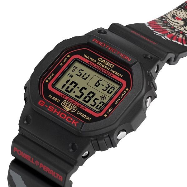 未使用 G-SHOCK×HOEFLER DW-5600KH-1JR Y0918 CASIO WATCH G-SHOCK Kelvin Hoefler x Powell Peralta
