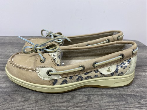 sperry womens leopard print