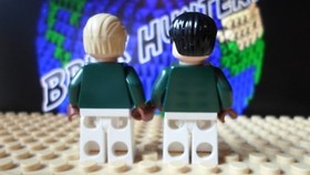 LEGO&reg; Harry Potter&trade; Draco Malfoy & Marcus Flint Quidditch minifigs - Lego 4737