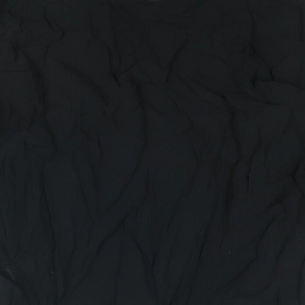 AMES Womens Black Viscose Basic Blouse Size 6 Boa… - image 4