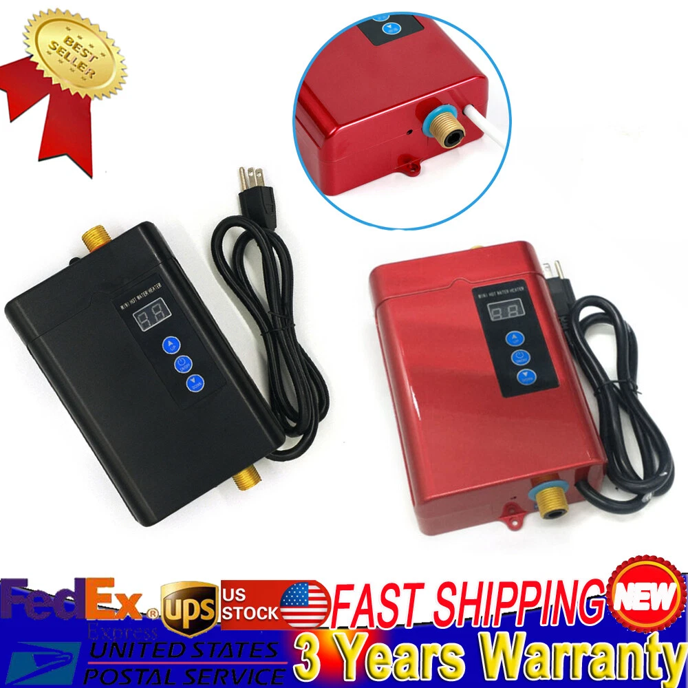 3KW 110V Instant Hot Water Heater Electric Tankless On Demand House Shower  Sink | eBay