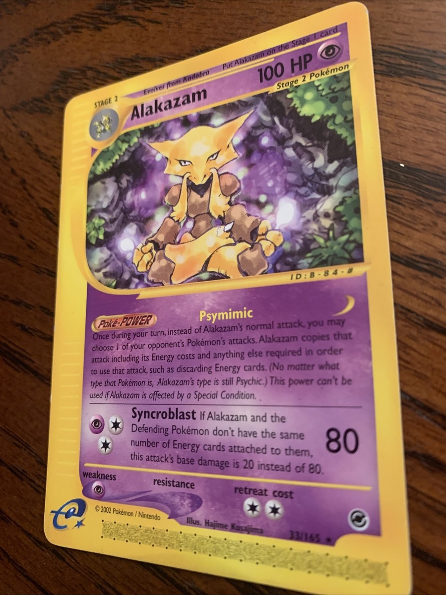 Alakazam 33/165 Expedition Base Set Pokemon Card | eBay