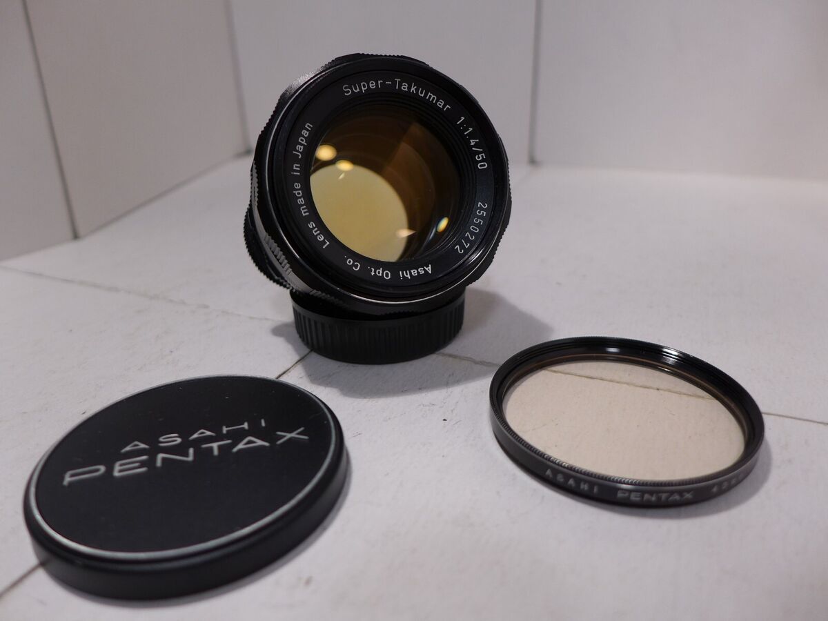 Pentax Super Takumar 1:1.4 50mm Camera Lens Asahi Japan [7 Pentax Super Takumar 1:1.4 50mm Camera Lens Asahi Japan [7