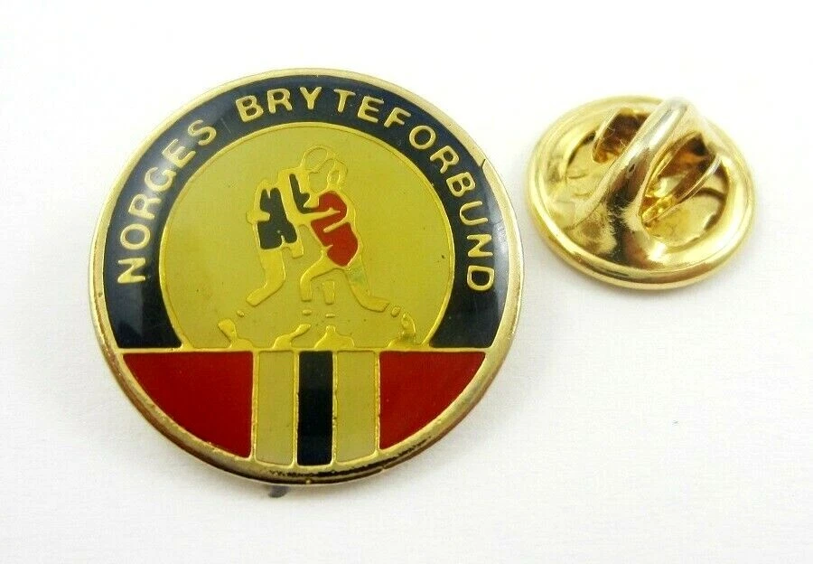 Norway Wrestling Federation NBF Norges Bryteforbund Pin Badge | eBay