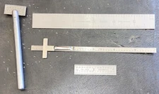 L.S.S. Co. & General Hardware Machinist Measuring Tool Lot 4 Pcs.
