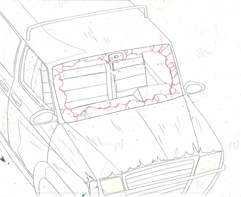 Scooby Doo + Shaggy Original Production Cel/Drawings-Signed Bob Singer - Image 4 of 4