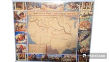 500 Piece Explorations West of the Mississippi 1804-41 USA Map Jigsaw Puzzle