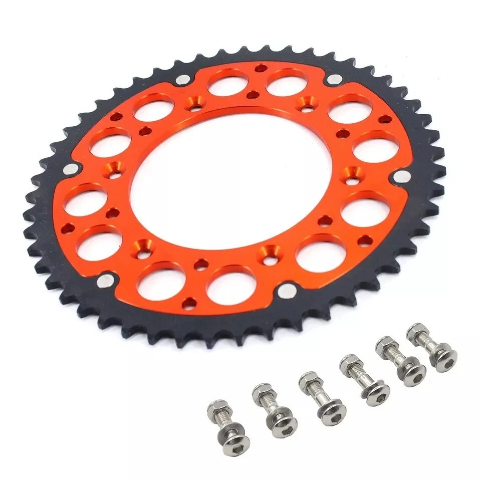 KKE 52T Rear Hybrid Chain Sprocket Fit KTM EXCF SXF XCW XCF 125-530CC 1998-2026 - Image 3 of 4