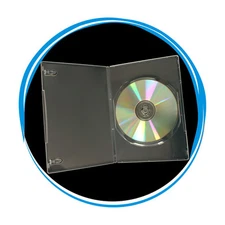 200 Clear Transparent 7mm Slim Single CD DVD Movie Case Storage Box Wholesale