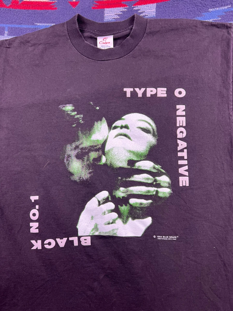 Vintage 90s 1994 Type O Negative Black No. 1 Band T Shirt XL Single Stitch  USA