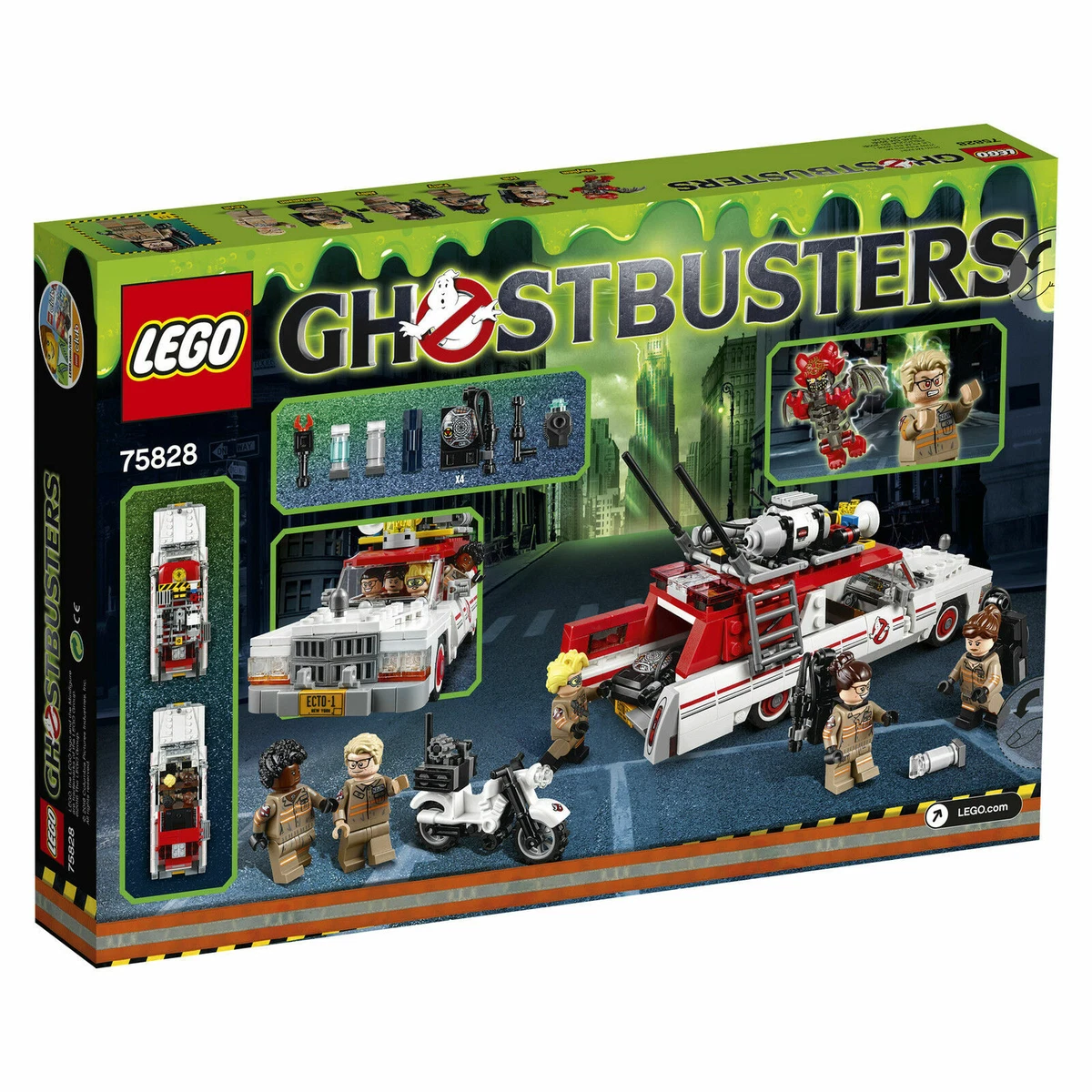 LEGO IDEAS OUT OF PRODUCTION GHOSTBUSTERS ECTO -1 & 2 PIECES AGE 8-14 75828