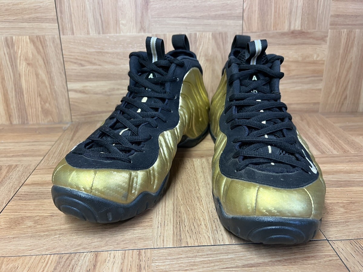 RARE🔥 Size 10 - Nike Air Foamposite Pro Metallic Gold 624041-701