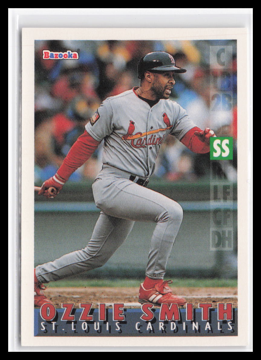 Ozzie Smith #28 1995 Bazooka St. Louis Cardinals