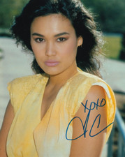 TIA CARRERE signed Autogramm 20x25cm RELIC HUNTER in Person autograph COA
