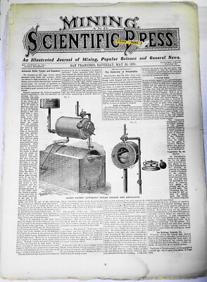 Mining and Scientific Press, May 20, 1876. Automatic Boiler Feeder; Tuning Forks