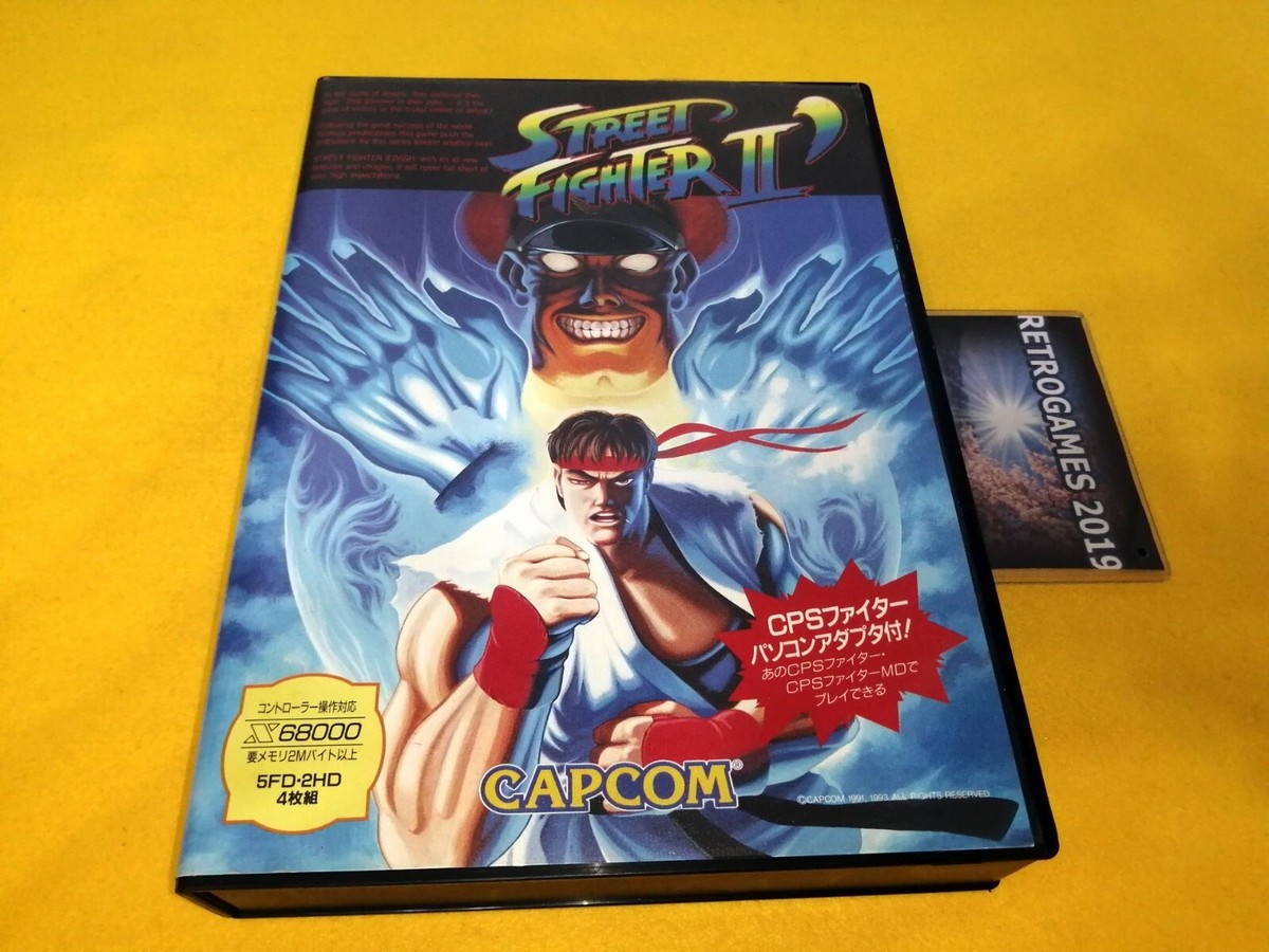 CAPCOM Street Fighter II Dash Sharp X68000 REG CARD TESTED