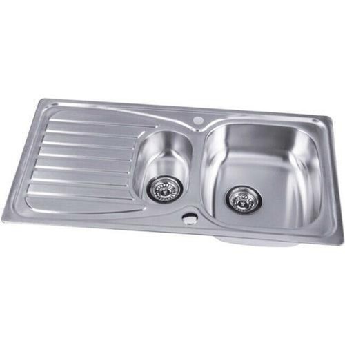 Modern Stainless Steel Inset Kitchen Sink Various Styles 1.5 Single Bowl + Waste - Picture 10 of 14