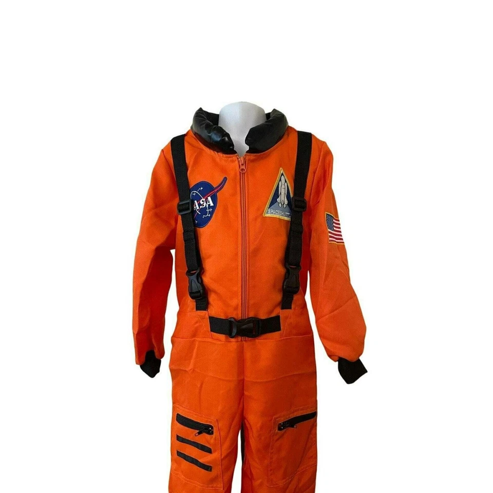NUEVO SIN ETIQUETAS - Disfraz de Astronauta Comandante Traje de Vuelo - Niños Talla M Foto 4 de 4