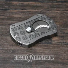 Sancho Panza Double Blade Stainless Steel Sure-Cut Cigar Cutter By Lotus