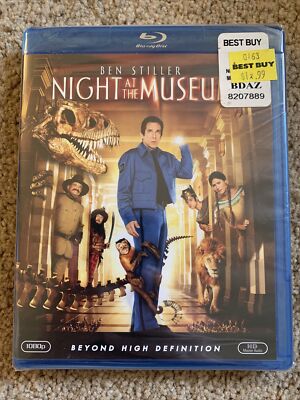 Night at the Museum (NEW SEALED Blu-ray, 2007) Ben Stiller