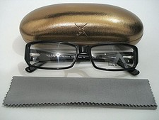 Nicole Miller Synthes-Eyes Black Eyeglass Rx-Able Frame