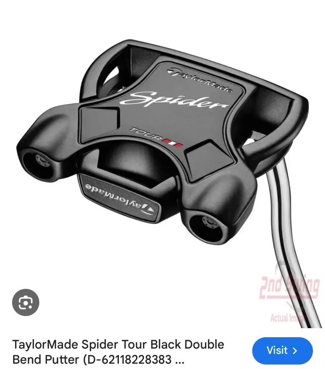 TaylorMade Spider Tour 34 Inch RH Putter - Black (M2749326 TaylorMade Spider Tour 34 Inch RH Putter - Black (M2749326