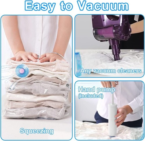 Vacuum Storage Bags Space Saver Seal Compressing Medium Large Jumbo Supersize AU - Picture 7 of 13