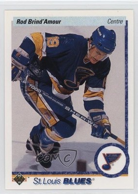 1990-91 Upper Deck French Rod Brind'Amour #36 Rookie RC 7u1
