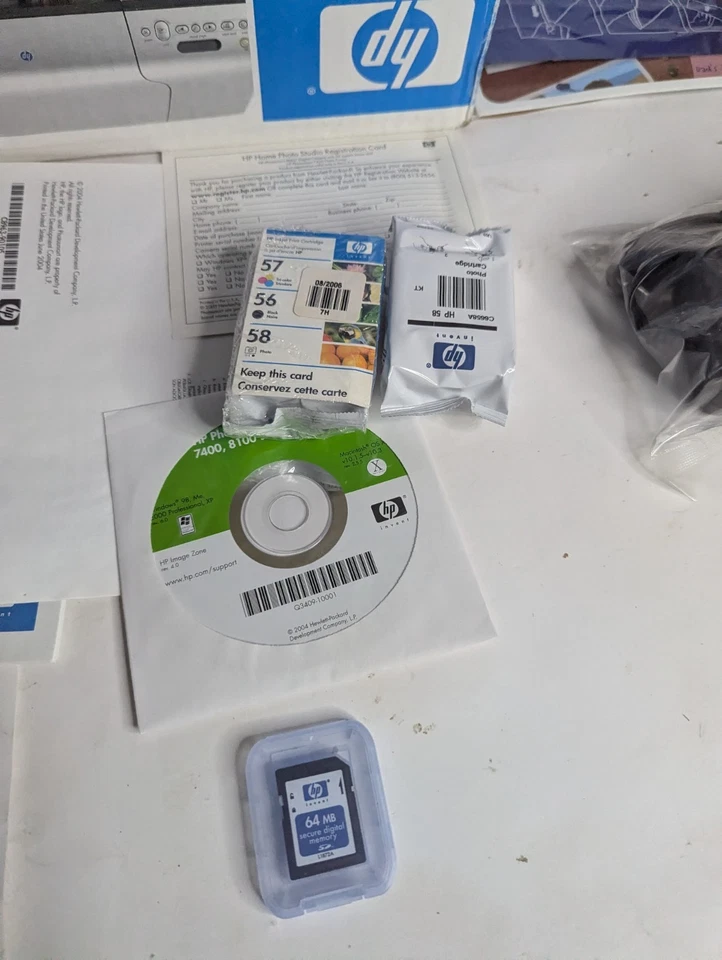 HP Photosmart 7450 Digital Photo Inkjet Printer New - Open Box - Image 2 of 4