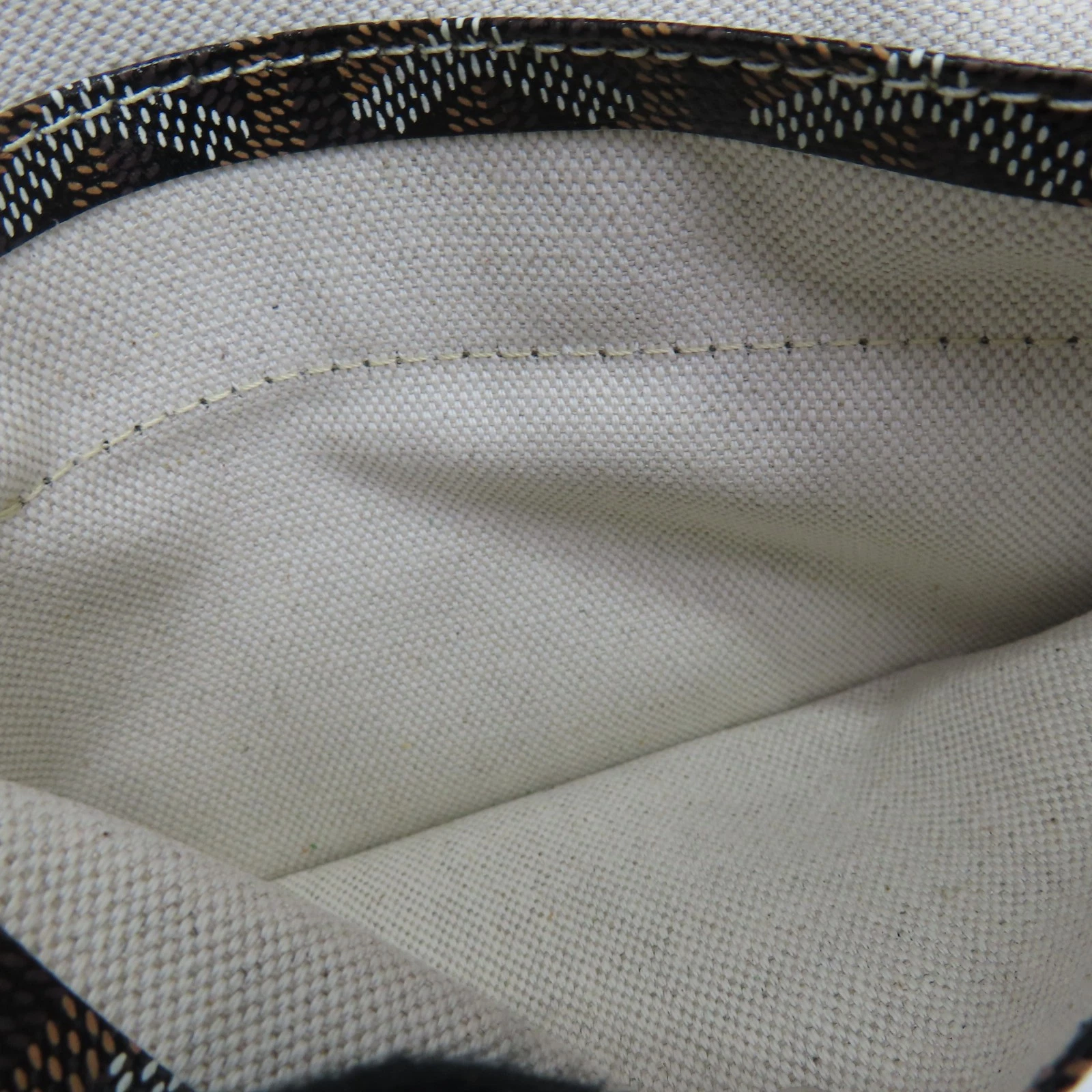 GOYARD Saint Louis Pm Borsa Tote Bag Rivestita in Tela Nera