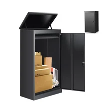 Package Delivery Boxes for Outside, Extra Large Parcel Drop Boxes with Secure...