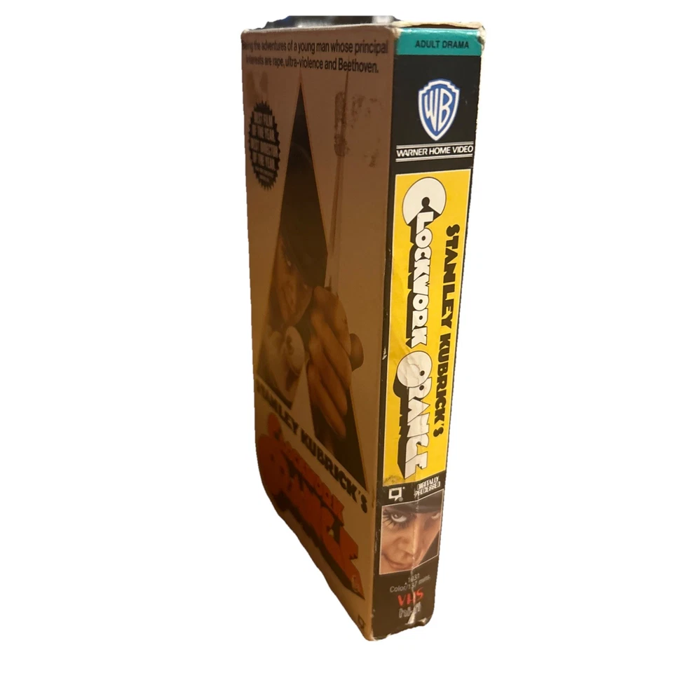 Заводной оранжевый 1980 VHS большой бокс-сет Warner домашнего видео - Изображение 4 из 4