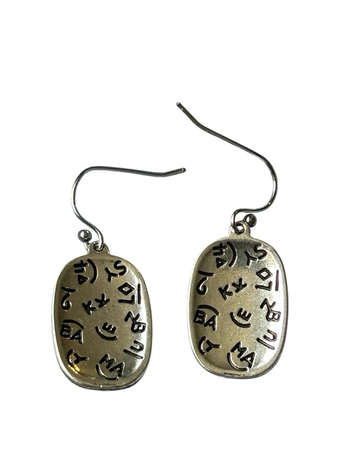 Brincos pendurados retangulares Montana Silversmiths cowgirl turquesa estrela bota  - Imagem 3 de 4