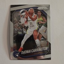Panini 2025 Prizm WNBA Dijonai Carrington #9 Minnesota Lynx Basketball Card
