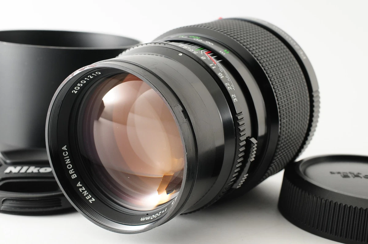 ゼンザブロニカ♦Zenzanon MC ♦f=200mm 　1:4.5　★レンズ Bronica f/4.5 200mm Focal Camera Lenses for sale | eBay