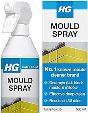 HG Mould Spray, Effective Mould & Mildew Cleaner, Removes Stains – 500ml 13.84 per litre