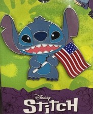 Offiziell Disney Metall Emaille Tauschen Pin Lilo & Stitch Winken American
