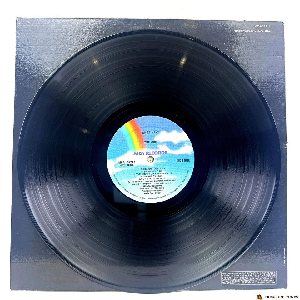 The Who – Who's Next Vinyl (LP, Album, Reissue) MCA-37217 - Image 4 of 4