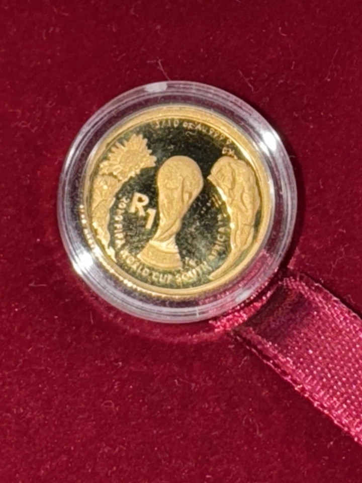 Goldmünze 2010 FIFA WORLD CUP AU 999,9 - Bild 3 von 4