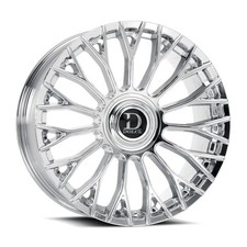 22 Dolce Luxury Roma Chrome 22x9 22x10.5 Concave Wheels Rims Fits Genesis G80